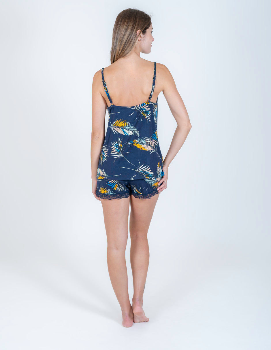 Pijama short 2 piezas