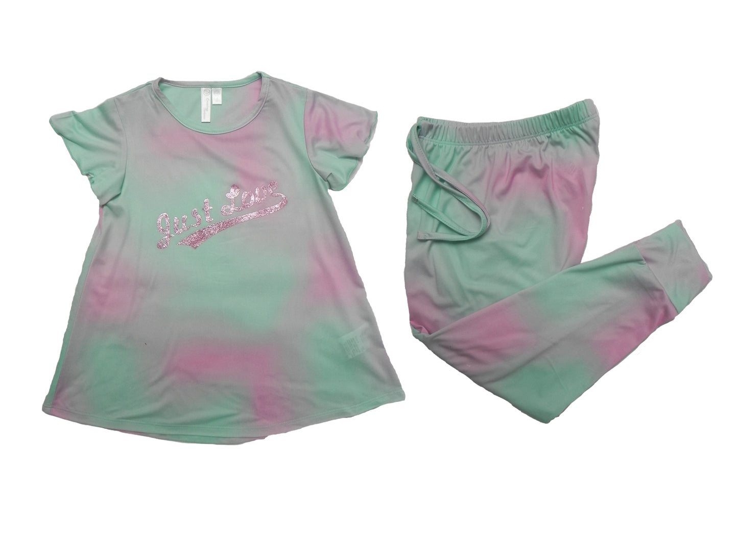 Pijama niña estampada con pantalón