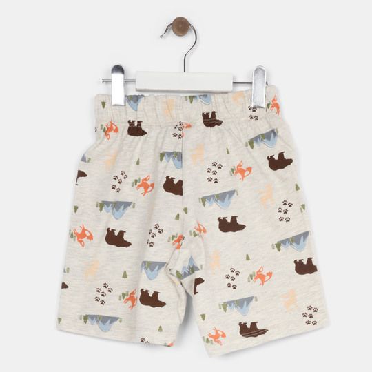 Pijama niño short m/c estampado flores