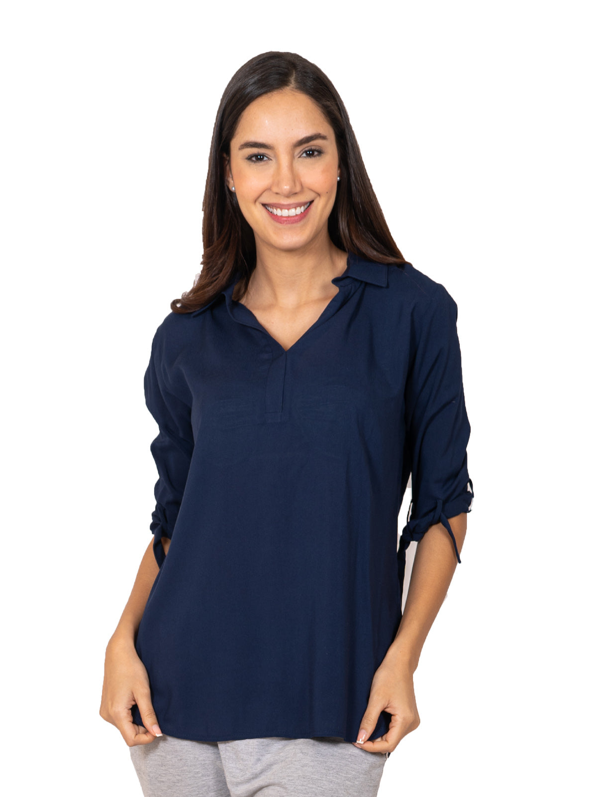 900463 Blusa manga 3/4 marino 1 pieza