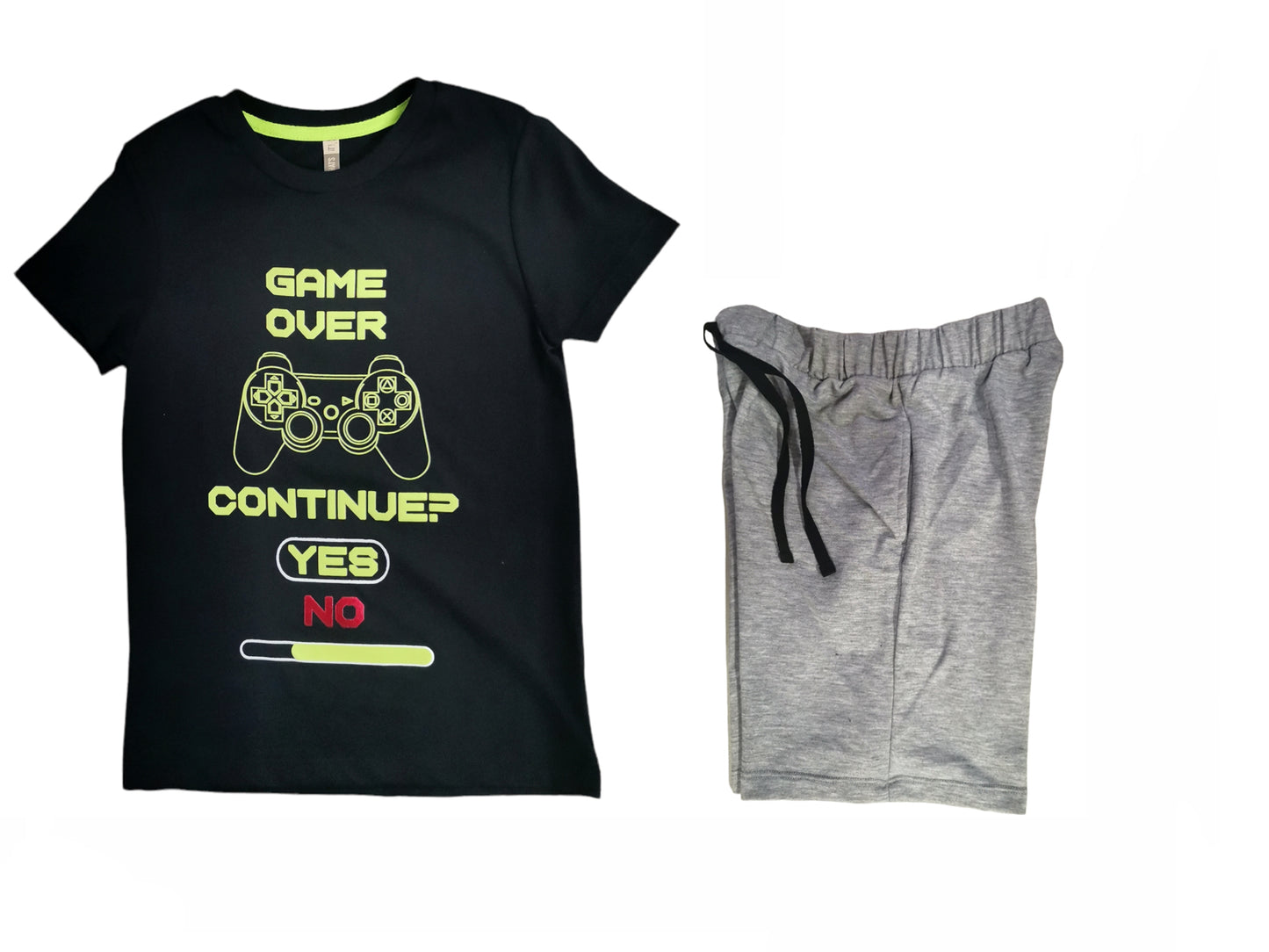 TIBP2101-003 Pijama niño short estampado GAME OVER