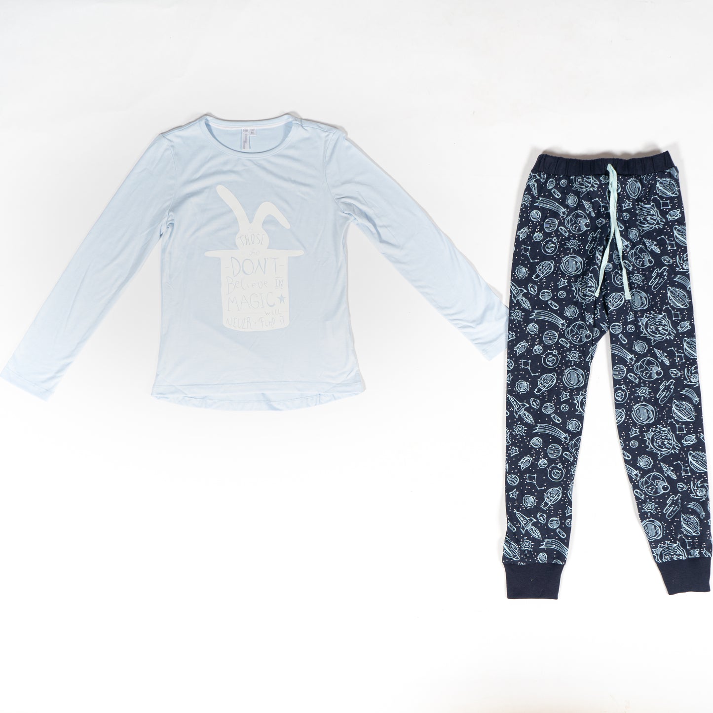 TIGPJ18-03JL Pijama manga larga estampado conejo