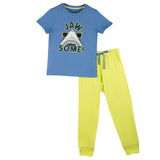 Creaciones Parisinas, pijama niño manga corta pantalón cuello redondo