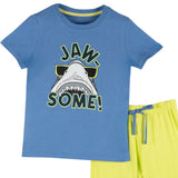 Creaciones Parisinas, pijama niño manga corta pantalón cuello redondo