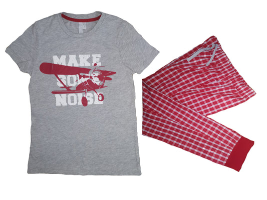 Pijama niño con pantalón estampado avión