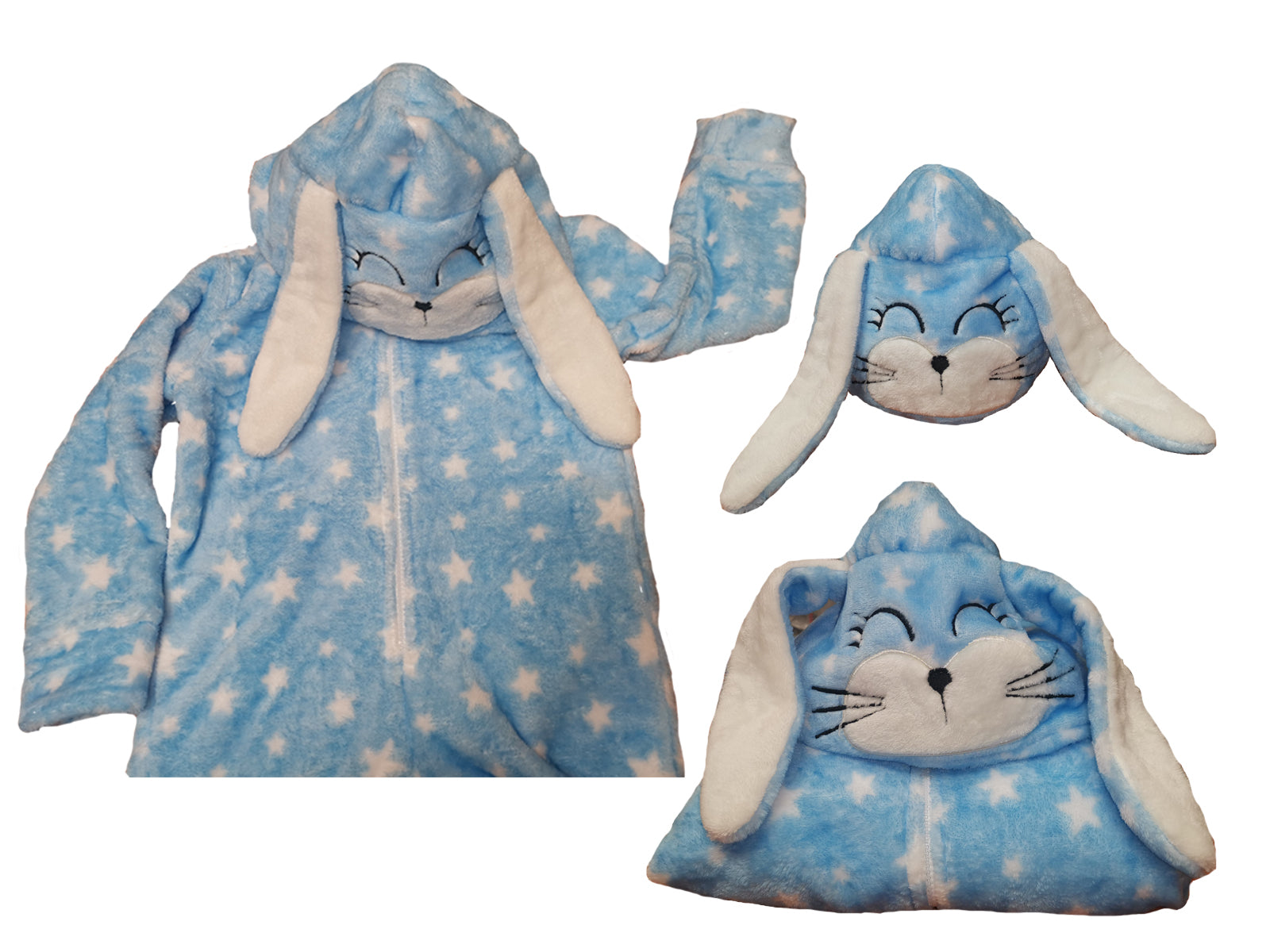 2139653 Mameluco niño polar bordado conejo