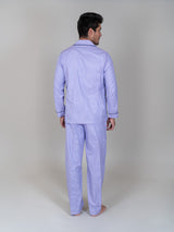 2117004 PIJAMA CABALLERO CAMISERA CON BOTONES