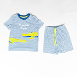 2037S033 Pijama niño estampado cocodrilo