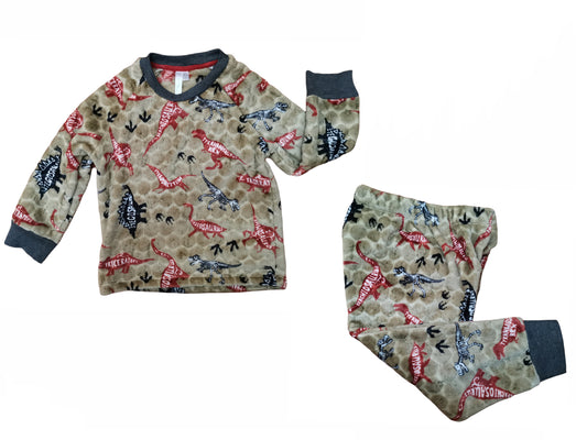 2137764 Pijama niño polar estampado dinosaurios