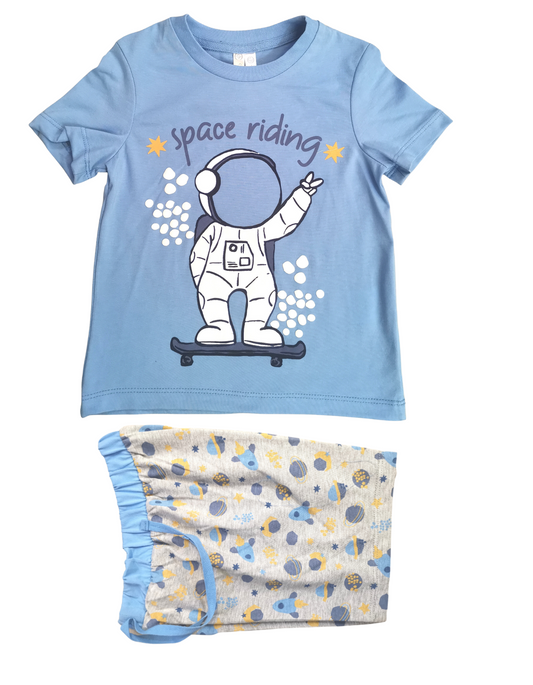 PNB2302-003 pijama niño estampado short
