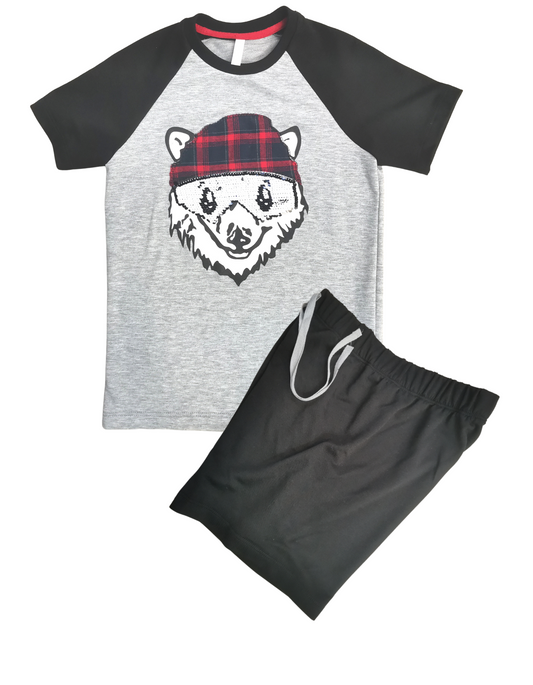 tibp2210-041s pijama niño estampado short